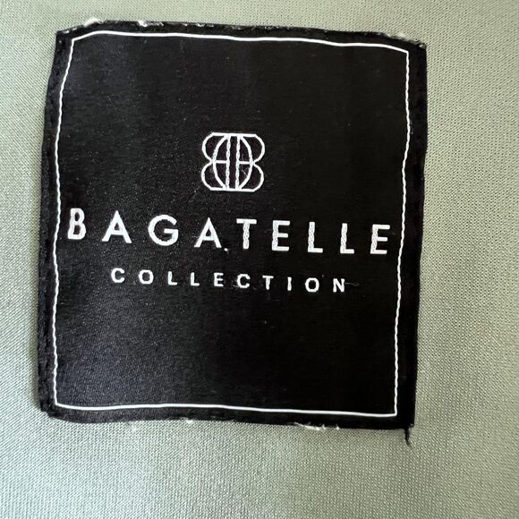 Bagatelle Collection Jacket Womens Large Sage Faux Suede Snap Shacket Collared - Picture 7 of 14